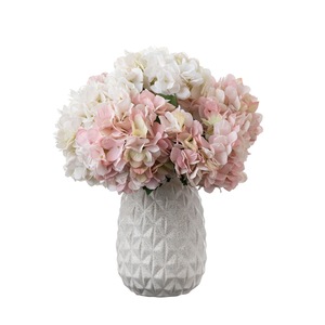ดอกไฮเดรนเยียประดิษฐ์ CallaFloral ก้านเดี่ยว สีชมพูขาว ช่อดอกไม้งานแต่งงาน ดอกไม้ตกแต่ง MW52665 - Product Image 5