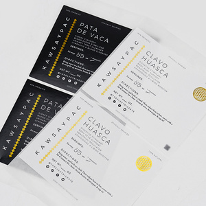 Etiquetas de Producto con Estampado de Lámina Dorada de Lujo, Etiqueta Cosmética Impermeable con Impresión Personalizada - Product Image 1