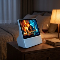 Noryox Écran intelligent de cinéma au chevet Android 14 Google TV Netflix 20W Hi-Fi Woofer FHD AI Tablette PC tout-en-un