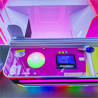 Machine à griffes à monnayeur en métal et acrylique, vente en gros d'usine, avec logo personnalisé imprimé, pour cadeaux et peluches de parc d'attractions