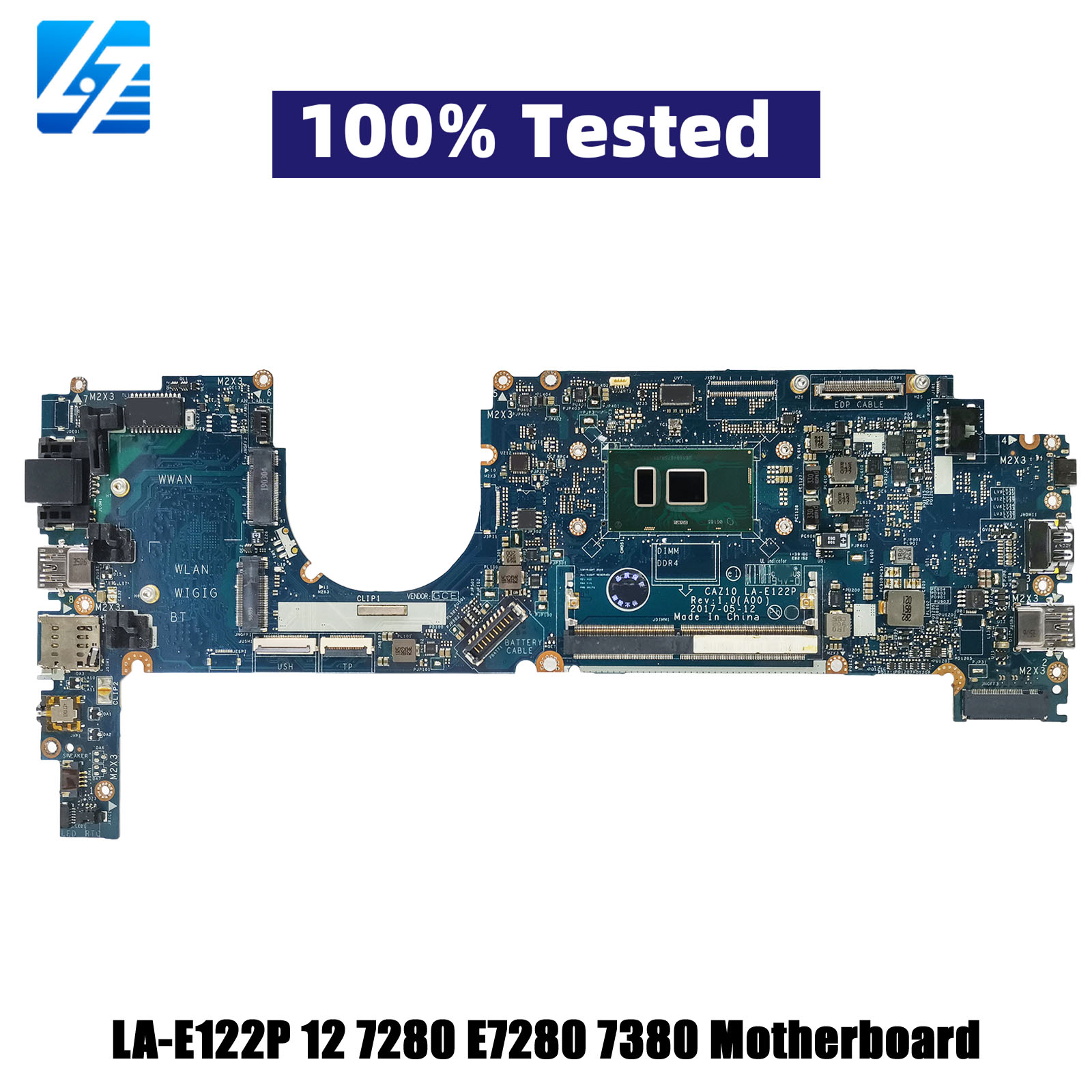 Dell Latitude 15.6 5580 Intel i5-7440HQ 2.8GHz Motherboard LA-E151P 8T985 Dell Latitude 15.6 5580 Intel i5-7440HQ 2.8GHz Motherboard LA-E151P 8T985
