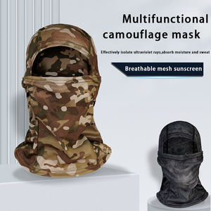Sottocasco da Moto Traspirante ad Asciugatura Rapida con 1 Foro, Maschera in Rete Mimetica, Cappello Balaclava - Product Image 4