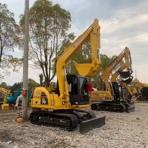 Excavateur sur chenilles d'occasion komatsu pc70 Excavateurs komatsu mini pelleteuse sur chenilles d'occasion CE EPA changchai breaker kyb - Product Image 2