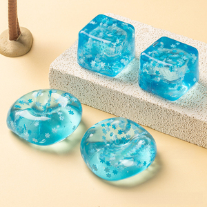 Juguete de descompresión de verano, cubo de agua refrescante, blando, elástico, de goma, para apretar, bloques de hielo, venta al por mayor - Product Image 2