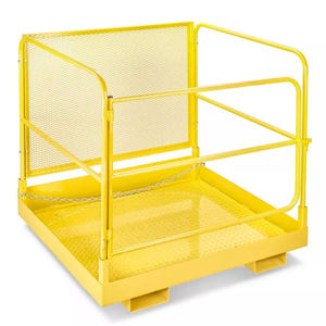 Cages <span class=keywords><strong>de</strong></span> sécurité <span class=keywords><strong>de</strong></span> chariot élévateur à la mode haut <span class=keywords><strong>de</strong></span> gamme paniers <span class=keywords><strong>de</strong></span> personnel OEM personnalisés pour équipement <span class=keywords><strong>de</strong></span> stockage <span class=keywords><strong>de</strong></span> cargaison <span class=keywords><strong>de</strong></span> construction - Product Image 1