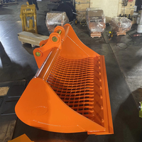 RB RB02 Tamis de criblage pour pelle hydraulique, pour le criblage fin et le calibrage de sable, gravier et agrégats, en acier Q355/NM400, disponible en version OEM, certifié CE
