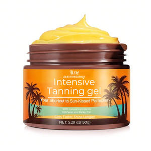 Private Label Dark Skin Instant Bronzed Butter Intensive Tanning Gel Self Tanning Accelerator Tingle Tanning <b>Lotion</b> - Product Image 4