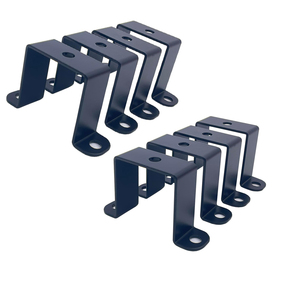 Tùy chỉnh quare Ống kẹp kẹp bột tráng đen ống dây đeo kim loại u kẹp khung để gắn - Product Image 1