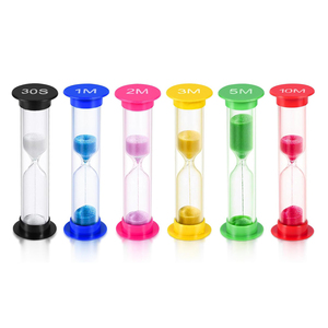 ชุดนาฬิกาทรายพลาสติกกันตกสำหรับเด็ก 6 สี รุ่นใหม่ - Product Image 1