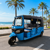 Nouveau Tricycle Électrique à 3 Roues de Haute Qualité 2026, Tuk Tuk Rickshaw à Carrosserie Ouverte, Disposition Spacieuse Multi-Passagers