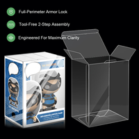 Boîtes en plastique recyclables, petites boîtes de rangement transparentes en PVC, PET, PP, boîtes cadeaux étanches avec couvercle pour bijoux, cadeaux de fête