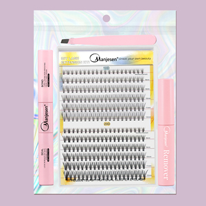 Pestañas de Seda Hechas a Mano Estilo Escandinavo, Minimalistas Nórdicas en Forma de Lágrima, 8mm, 12 Filas, Mega Volumen 10D-20D, para el Domingo de Pascua e Iglesia - Product Image 1