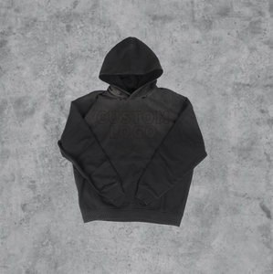 Sudadera Personalizada para Hombre, Color Sólido, Gruesa, 100% Algodón, Corte Holgado, Cierre Frontal con Cremallera, Ecológica, Informal para Invierno - Product Image 3