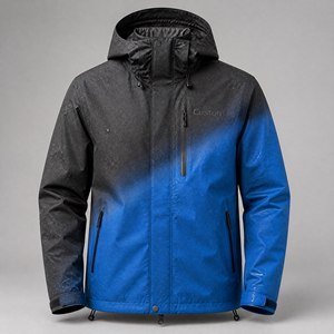 Custom Waterproof Thermochromic Shell <b>Jacket</b> Men Heat Reactive Color Shift Hooded <b>Techwear</b> Outerwear - Product Image 1