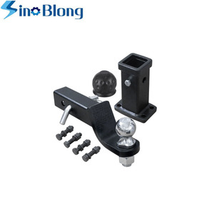 Ambull Best 2 \ "/50mm Ball Car Trailer Hitch Piezas de remolque Brazo receptor ajustable de acero inoxidable con conector de tracción - Product Image 4