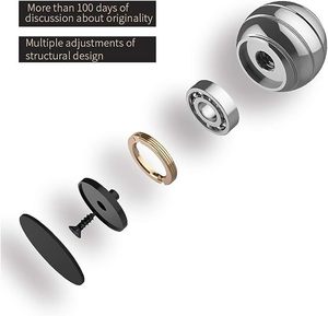 May mắn chuyển quay Gyro động máy tính để bàn quay bóng nhôm hợp kim chống căng thẳng <span class=keywords><strong>Fidget</strong></span> <span class=keywords><strong>Spinner</strong></span> khuyến mại quà tặng đồ chơi - Product Image 2