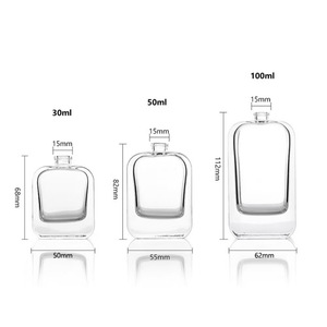 Oferta Especial: Lujosas Botellas de Perfume de Vidrio Planas de 30ml, 50ml, 100ml, Negras y Rosas con Pulverizador de Cierre a Presión, Embalaje Personalizado para Cajas de Spray Vacías - Product Image 4