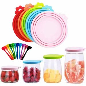 Custom Logo Print Pet Can Lid with Spoon - Product Image 3