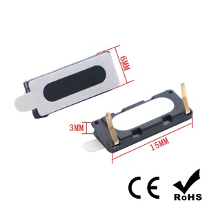 15*6 Mm Chất Lượng Cao Đơn Vị Bộ Phận Điều Khiển Vuông Micro Năng Động Thay Thế Loa <span class=keywords><strong>15Mm</strong></span> Điện Thoại Di Động 32 Ohm 1W 1506 Loa - Product Image 2