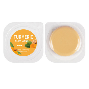 Gran oferta: Mascarilla limpiadora de té verde refrescante, mascarilla de cúrcuma, té verde y gelatina de rosas. - Product Image 5