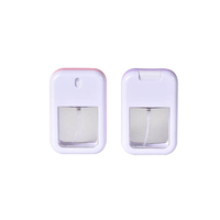 Offre Spéciale – Flacon pulvérisateur carré en PP multicolore de 20 ml, personnalisable, rechargeable, pour brume fine, parfum de poche, désinfectant pour les mains, flacon vide