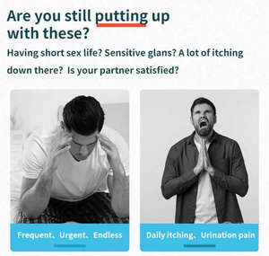 男性用健康前立腺マッサージ器中国ハーブ医療泌尿器パッチ副作用なし痛み軽減低刺激性ボディケア - Product Image 2