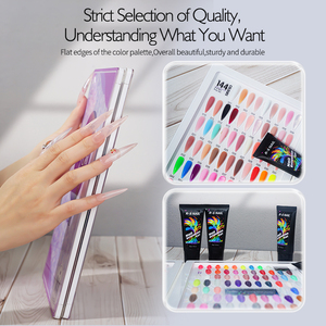 RS Nail Factory Direct <span class=keywords><strong>144</strong></span> Colors Builder Nail Gel Polish Disco Extension Painting Gel Nail Colors Card para uso <span class=keywords><strong>art</strong></span>ístico - Product Image 6