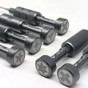 Kit de 6 forets magnétiques de précision avec <span class=keywords><strong>mandrin</strong></span> SDS et tige de 3 mm, finition aluminium – Outil de tournevis de précision <span class=keywords><strong>pour</strong></span> Apple/Android - Product Image 3