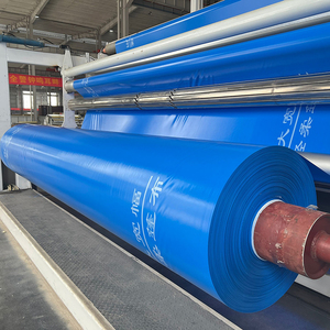 Lona de PVC Laminada de 600 g/m², Impermeable, de Alta Resistencia, Resistente a Desgarros, para Cubiertas de Construcción y Transporte - Product Image 1