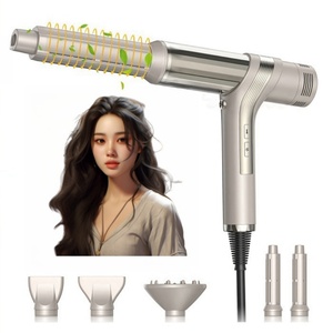 Secador de Pelo con Pantalla LED de Temperatura, Calentador PTC, Rizador de Pelo para Todo Tipo de Cabello - Product Image 1