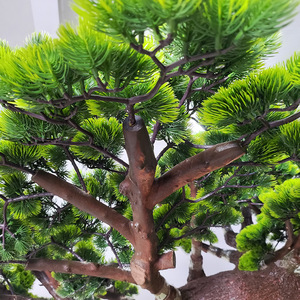 Realistic <strong>Fake</strong> Tree Fiberglass Artificial Big Bonsai Beauty Pine Tree Artificial <strong>Large</strong> Pine Tree Home Indoor Decoration <strong>Plants</strong> - Product Image 5