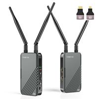Transmitter dan Receiver HDMI Nirkabel 1640ft 2.4/5G 1080P dari DSLR, Laptop, YouTube ke TV/Proyektor Dalam/Luar Ruangan