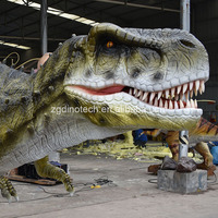 Réplique de T-Rex animatronique artisanale de grande taille pour parc à dinosaures ou grande attraction de dinosaures décorée pour le plaisir des visiteurs