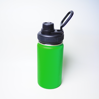 Bouteille de boisson à double paroi avec logo de couleur personnalisé bouteille d'eau thermique en acier inoxydable pour le sport bouteille d'eau à large ouverture pour l'extérieur