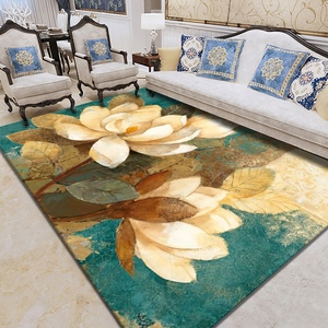 <span class=keywords><strong>Alfombras</strong></span> antideslizantes de lujo para muebles modernos, fundas y <span class=keywords><strong>alfombras</strong></span> con estampado 3d de flores para sofá, Hotel, sala de estar, <span class=keywords><strong>200x300</strong></span> - Product Image 3