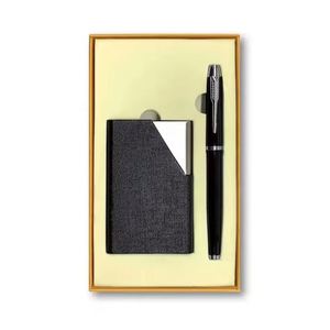 Juego de Bolígrafo y Tarjetero Pequeño Clásico y Exclusivo 2025, Regalo Promocional de Lujo, Recuerdo para Empresas - Product Image 1