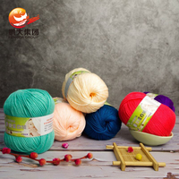 No a granel personalizable venta al por mayor diy teñida solución 6ply 100% acrílico bebé hilo para tejer suéteres
