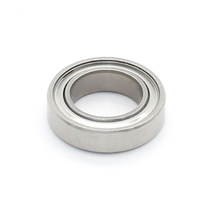 Roulement à billes à gorge profonde en acier inoxydable, diamètre intérieur 9,525 mm, diamètre extérieur 15,875 mm, largeur 3,967 mm, SR1038ZZ/RS P5 2RS - Product Image 3