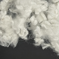 Fibre de polyester vierge 6D 25mm creuse super brillante blanche non silicinée pour rembourrage anti-déformation