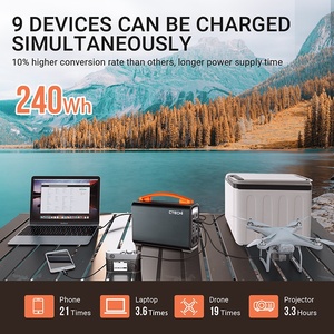 CTECHi LiFePo4 แบตเตอรี่สำรองพลังงานแสงอาทิตย์ 200W 300W 500W สำหรับใช้งานกลางแจ้ง พร้อมพอร์ต AC DC ระบบ SOS สำหรับตั้งแคมป์  สถานีพลังงานแบบพกพา เครื่องกำเนิดไฟฟ้าพลังงานแสงอาทิตย์ - Product Image 4