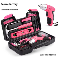 Kit d'outils multifonctionnel de 135 pièces pour l'entretien domestique, l'électricité et la menuiserie, perceuse électrique, tournevis