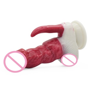 NNSX Double Headed Penis Rubber Natural Artificial Penis Colorful Realistic <b>Dildo</b> for Woman Sex Toys for Women Penis - Product Image 6