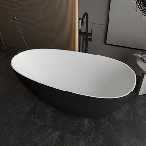 Vasca da bagno in poliestere trasparente color <span class=keywords><strong>ambra</strong></span> vasca da bagno in fusione di resina pura vasca da bagno in resina trasparente trasparente con superficie solida - Product Image 6