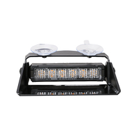SAE 6 Leds 18W Strobe Led Dash Light Advertencia LED Strobe Light Ventosa Dash Light