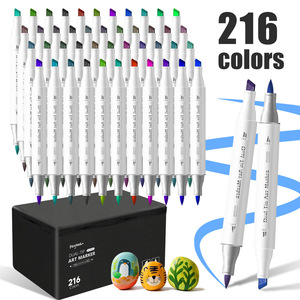 Marqueur permanent <span class=keywords><strong>à</strong></span> l'<span class=keywords><strong>alcool</strong></span> double pointe pour dessin et croquis artistiques - Product Image 2