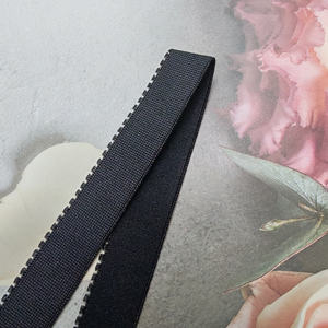 Cinta Elástica Personalizada con Logotipo Impreso, Tejida en Nailon, Suave, Jacquard, para Ropa Interior, con Borde Picot, para Cintura - Product Image 1