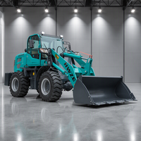 Bau-Radlader 1,8 Tonnen Radlader Mini-Radlader für Fertigteilwerk