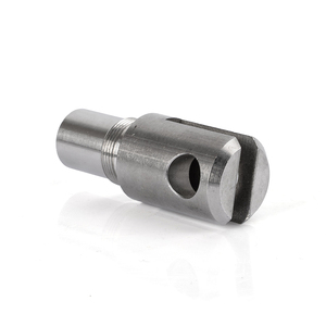 OEM ODM Personalizado CNC Acero Inoxidable Acabado Brillante Pasador de Horquilla Ranurado con Hombro / Cabeza de Eje de Conexión Tamaños Disponibles Mecánico - Product Image 3