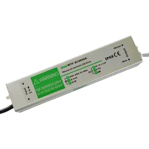 CE ROHS modul Strip Led Driver tegangan konstan ramping Ip67 Transformer tahan air 20w 30w 40w 12v 24v 100w catu daya