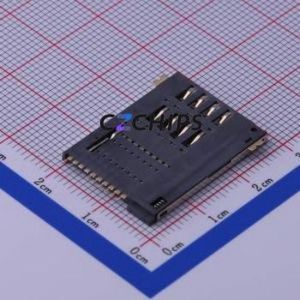 SIM-024X SIM Card Connector SMD Connector Self-Return Type Mini SIM Card Card Holder With Card Detection - Product Image 2